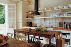 Unfitted French style kitchen