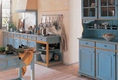 Unfitted French style kitchen