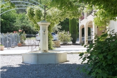 Jasmine arch in a Provençal garden